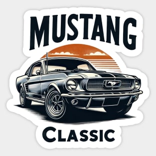 Mustang Classic Sticker